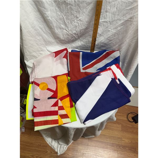 Assorted flags