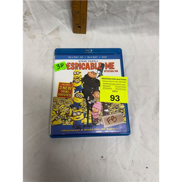 Despicable Me 3-D Blu-ray