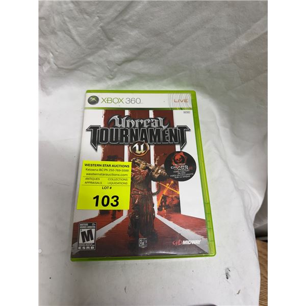 Xbox 360 unreal tournament