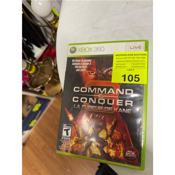 Xbox 360 command and conquer
