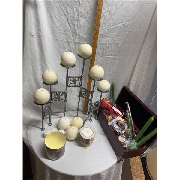 Candles Storage box and Candle Holder