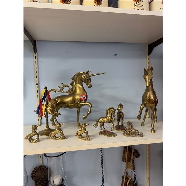 Brass unicorns