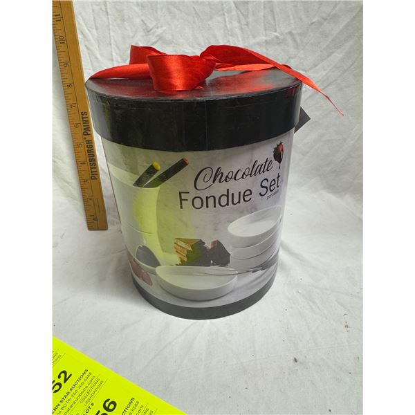 New chocolate fondue set