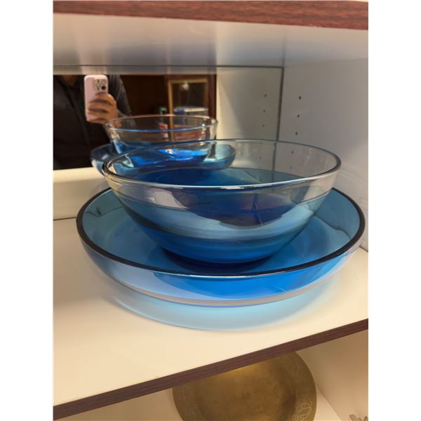 Handmade blue bowl, bowls