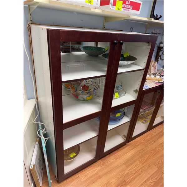 Display cabinet Measures 36" x 17 1/2" x 51" tall