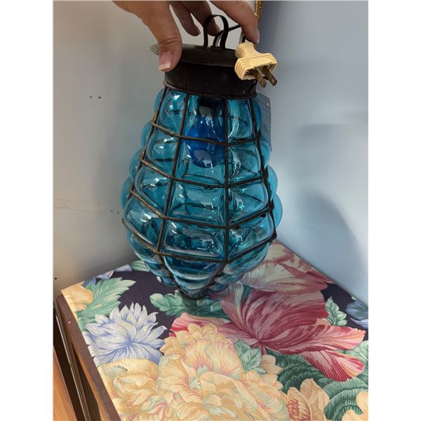 Lantern converted to electric