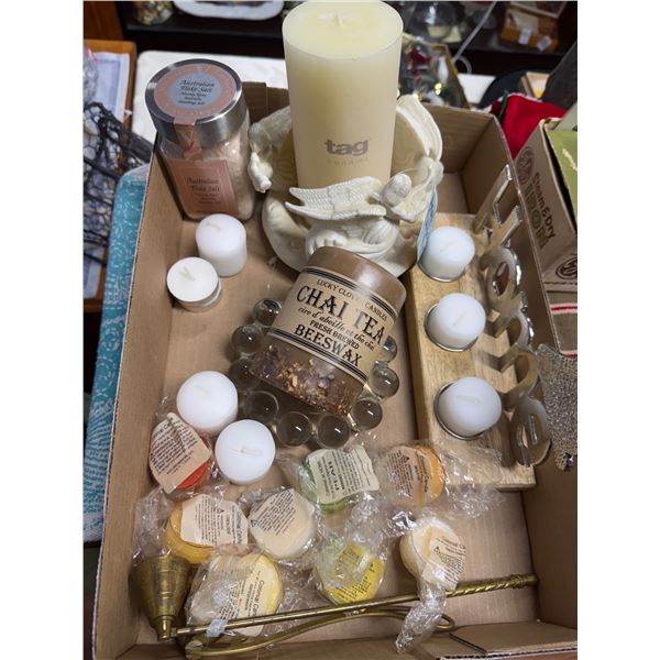 Candles and Australian flake salt