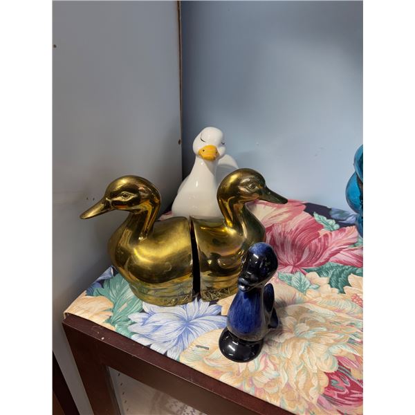 Brad book ends and two other ducks