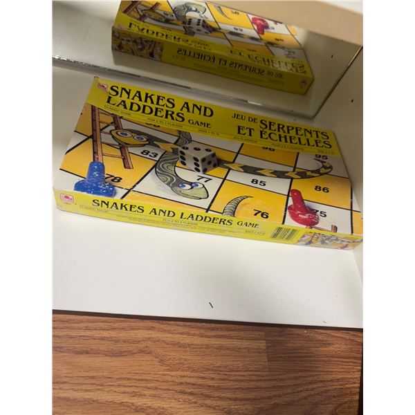 Snakes and ladders board game