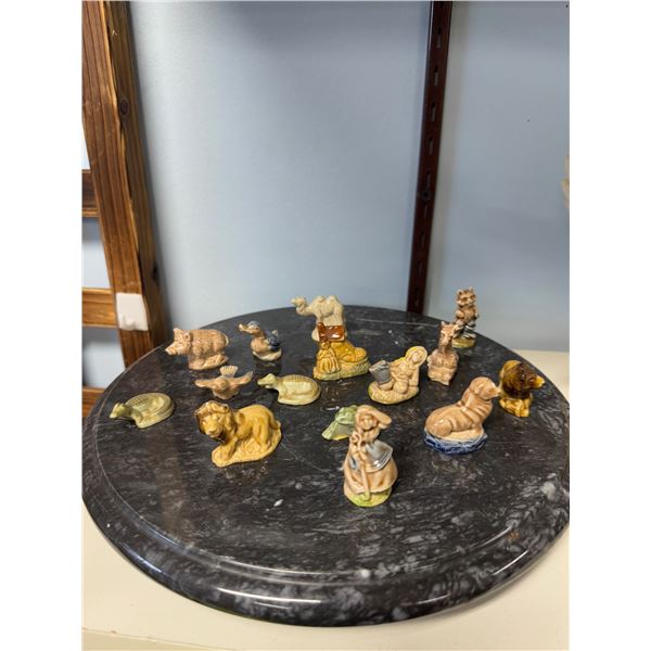 Wade figurines and Lazy Susan