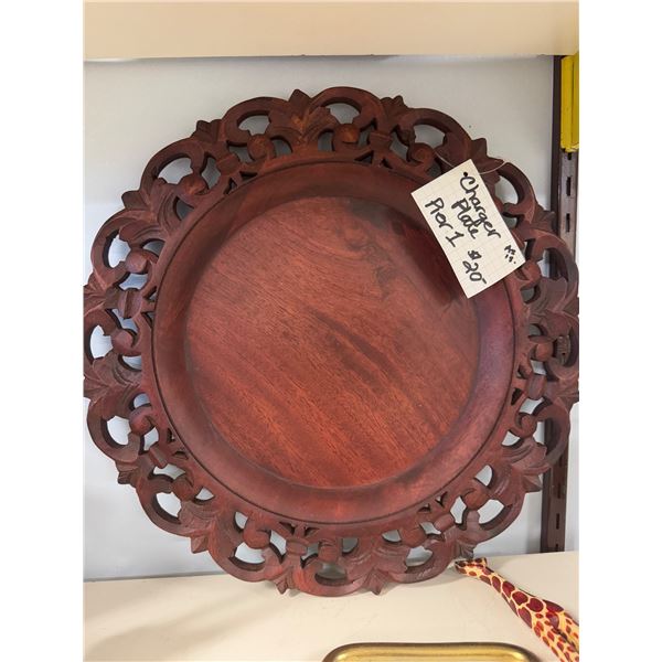 Pier 1  charger plate
