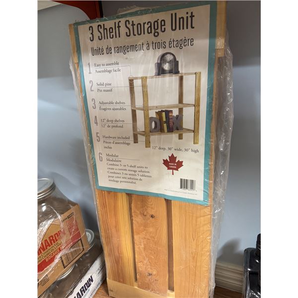 Shelf needs assembly