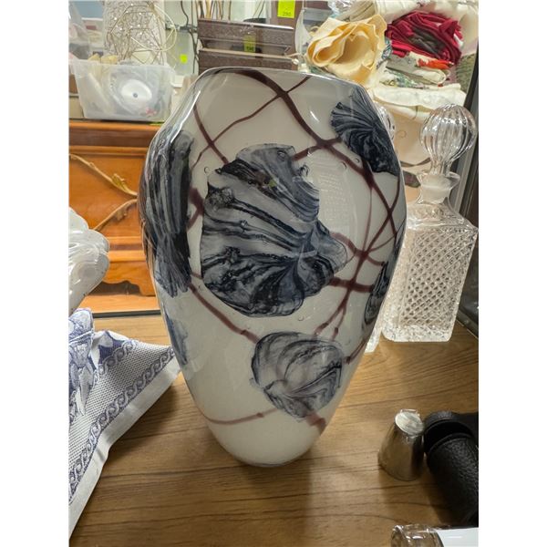 Hand blown vase