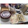 Image 1 : Lamp, hanging decor, platter, and other items