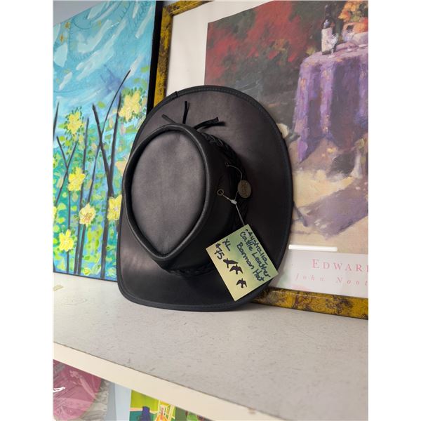 Australian cattle leather hat, X