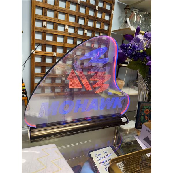 Mohawk light up sign