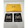 Image 1 : West German police slip on cloth shoulder patches 1983
