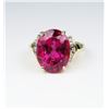 Image 4 : Stunning Rubellite Tourmaline and Diamond Ring