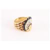 Image 2 : Bohlin 18kt Gold Indian Chief Ring.