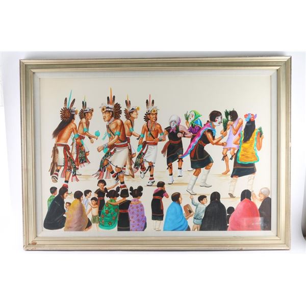 Original Gouache on Paper.