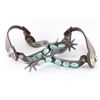 Image 1 : Pair of Crocket and Turquoise Spurs.