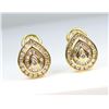 Image 2 : Beautiful Pear Shape Diamond Earrings