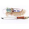 Image 2 : Indian Bowie Knife and Sheath.