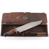 Image 1 : Large Bowie Knife with Case