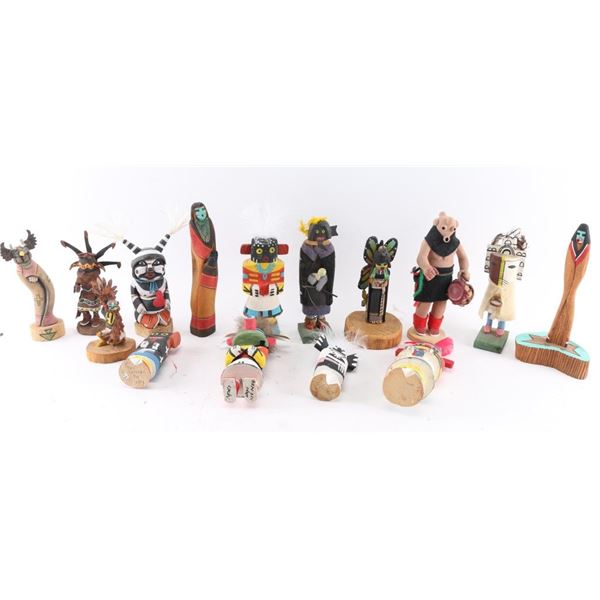 Lot of 15 Miniature Kachinas.