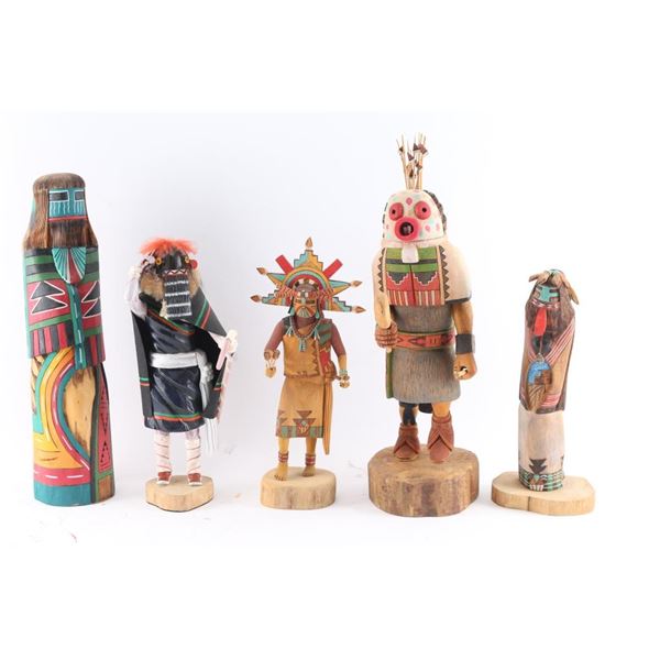 Lot of 5 Kachina Dolls.