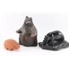 Image 2 : Lot of 3 Bear Sculptures.