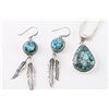 Image 2 : Navajo Spiderweb Turquoise set
