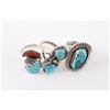 Image 2 : Lot of 3 Navajo Rings