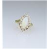 Image 2 : Vintage Australian Opal and Diamond Ring
