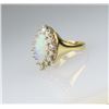 Image 4 : Vintage Australian Opal and Diamond Ring
