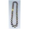 Image 1 : Elegant Black Pearl and Diamond Necklace