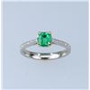 Image 1 : Fine Platinum Emerald