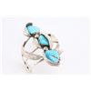 Image 2 : Large Navajo Turquoise Cuff.