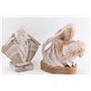 Image 2 : Lot of 3 Stone Statues.