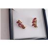 Image 2 : Ruby & Diamond Earrings.