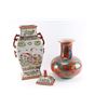 Image 2 : Collection of 2 Vintage Japanese & Chinese Vases.