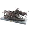 Image 2 : "Stampede" Bronze by Frederick Remington.