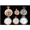 Image 2 : Lot of Six Pocket Watches.