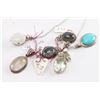 Image 1 : Lot of 6 Sterling Silver Pendants.