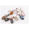 Image 2 : Collection of 8 Sterling Silver Pendants.