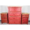 Image 1 : Dresser w/ 2 Side Tables