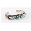 Image 1 : Vintage T & J Zuni Inlaid Cuff.