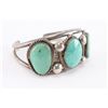 Image 2 : Navajo 3 Stone Cuff.