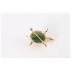 Image 3 : Vintage Karbra Green Jade Turtle Brooch.