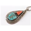 Image 2 : Effie Turquoise and Coral Pendant.